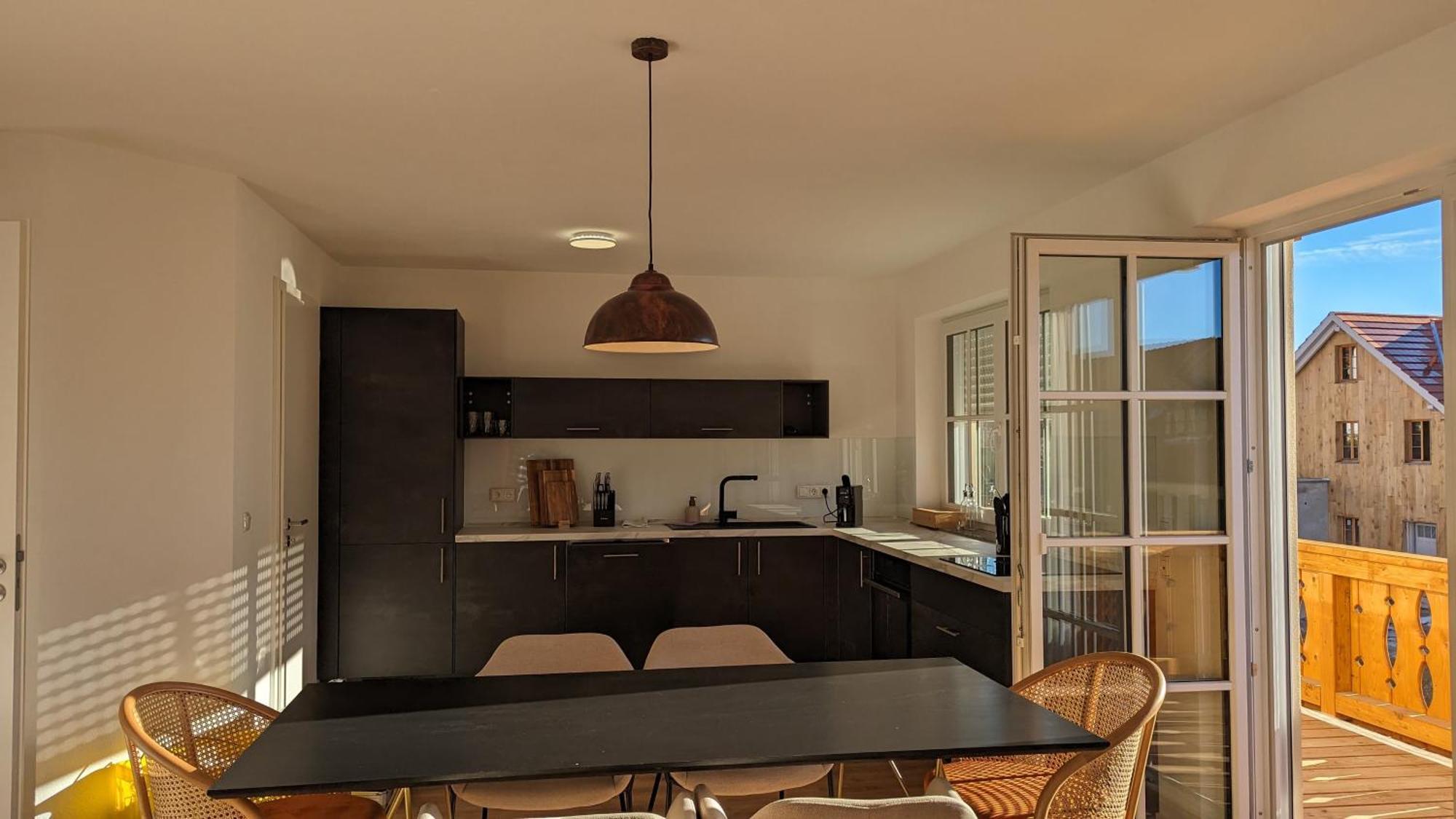 Liboria I Traumhafte Ferienwohnung In Aidling Am Riegsee Mit Atemberaubendem Panoramablick! Luaran gambar